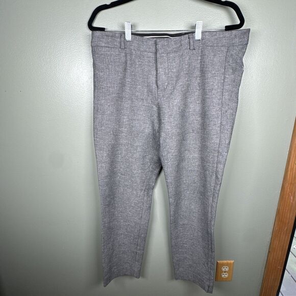 Kut From The Kloth Thick Heavy Knit Stretchy Tweed Look Ankle Pants Womens Sz 14 - Picture 2 of 14